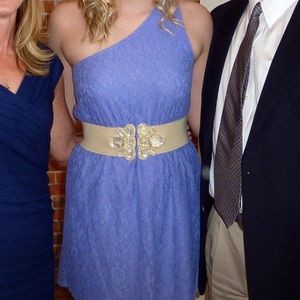 Lace One Shoulder Dress